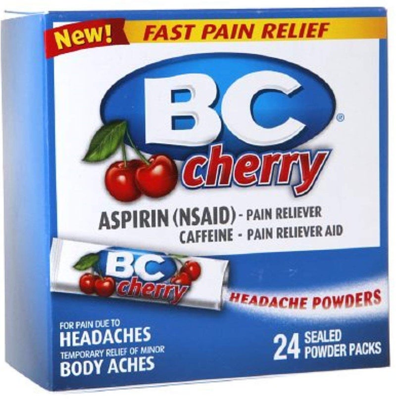 BC Headache Powders Cherry 24 ea Pack of 7